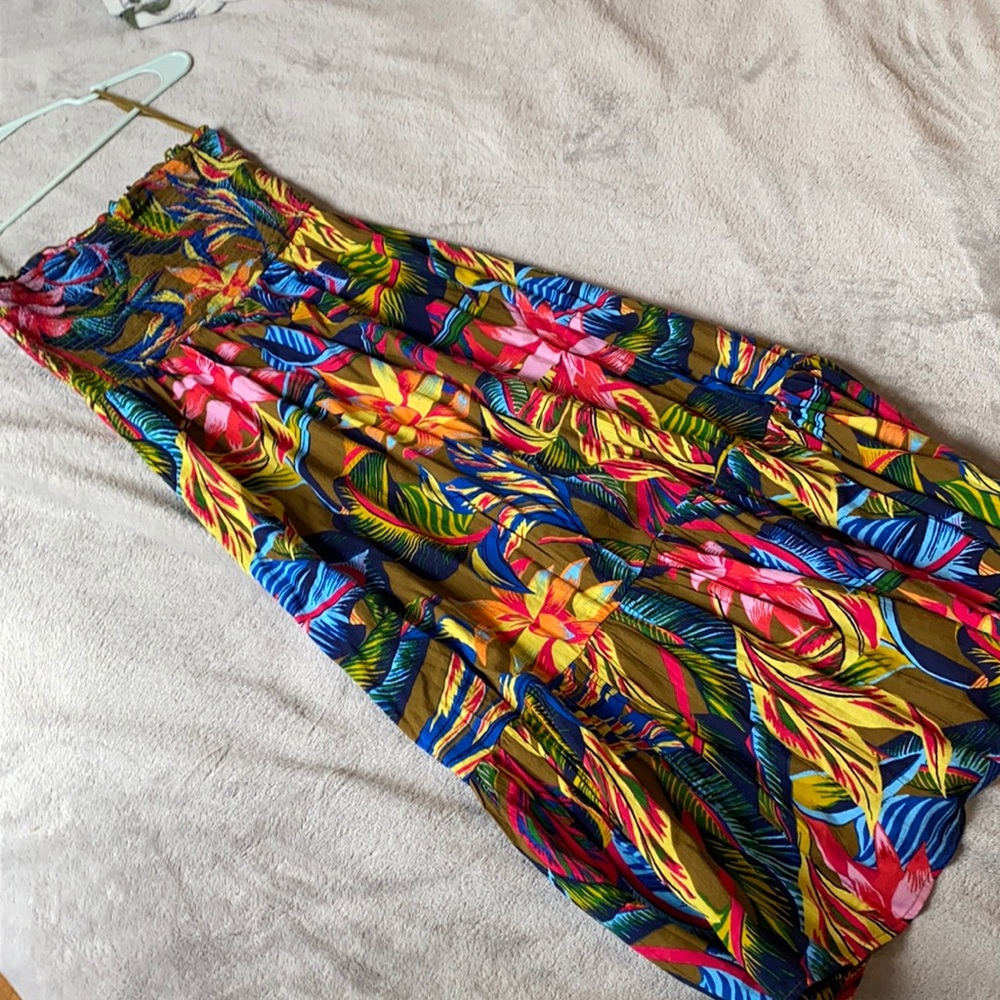AERIE STRAP LESS MAXI DRESS